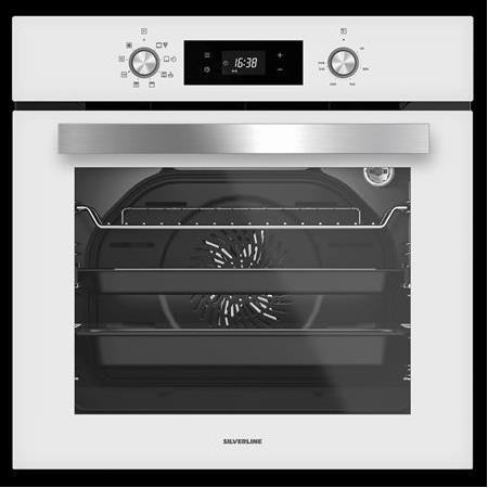 SILVERLINE Dijital Ankastre Set Beyaz