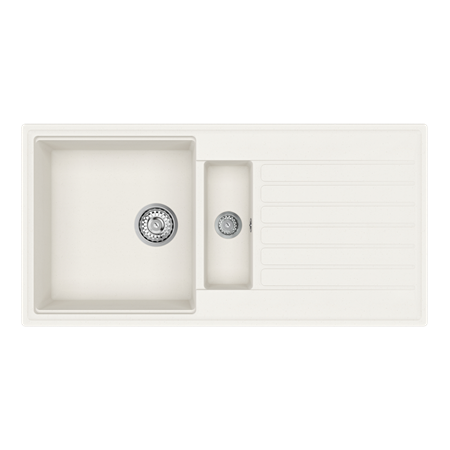 TEKA CLIFF 60 B-TQ Beyaz Granit Evye