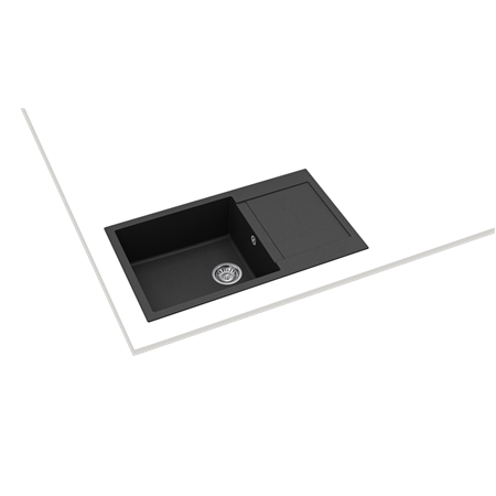 TEKA Clivo 60 B-TQ Siyah Granit Evye