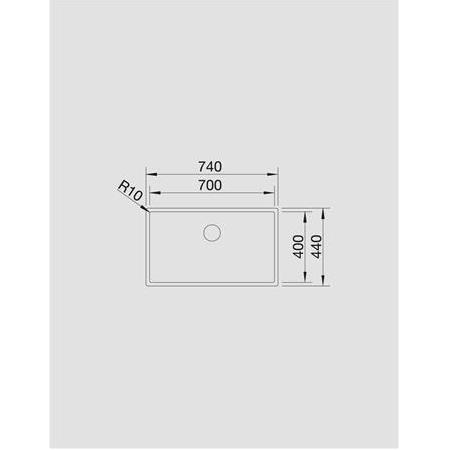 CLARON 700-IF Paslanmaz Çelik Eviye