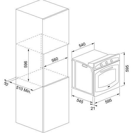FCO 86 H MB Country Ankastre Fırın