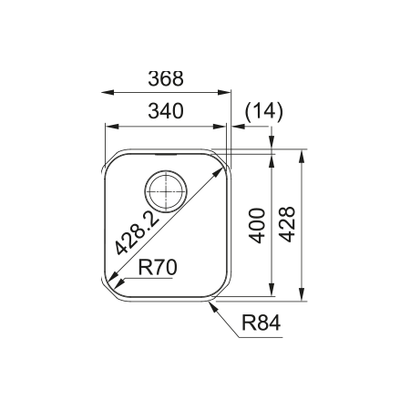 Smart SRX 110-34 Çelik Evye