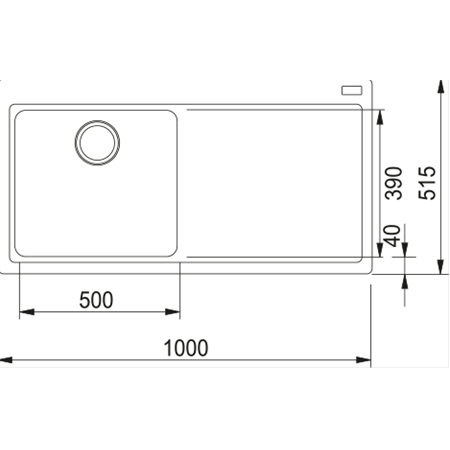 Mythos MTG 611-100 Granit Evye Bianco