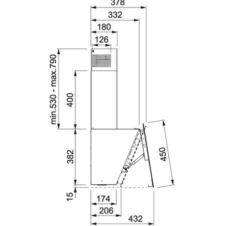 FRANKE - Glass Linear Vertical FPJ 915 V BK A Nero
